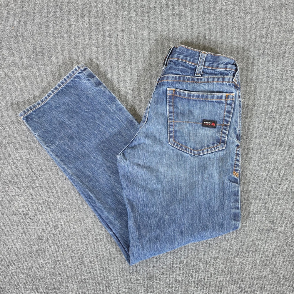 Ariat M4 Low Rise Boot Cut FR Flame Resistant Mens Jeans Tag 33x32 Actual 31x29